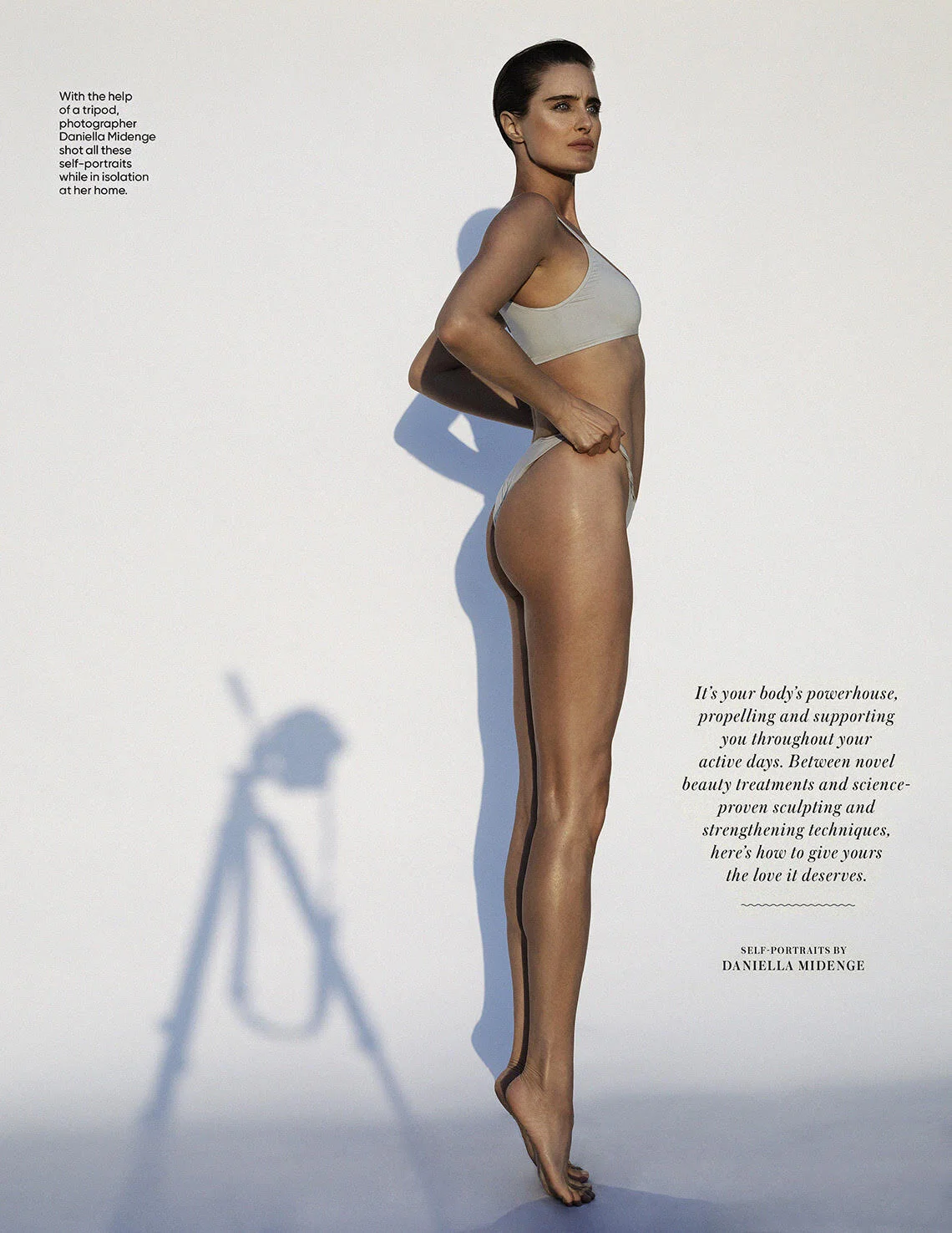 Daniella Midenge in 'Butt Seriously' for Shape US Magazine July
